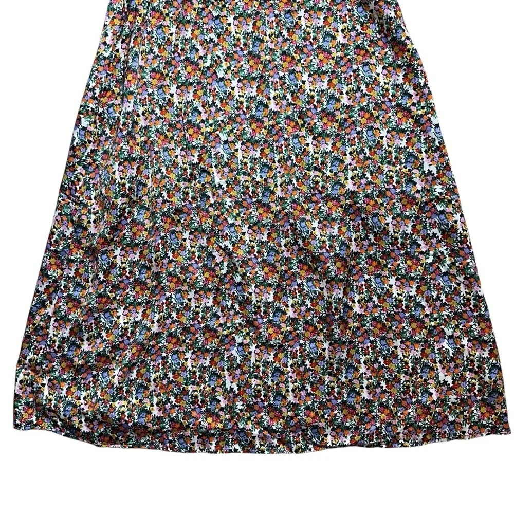For Love & Lemons Multi Floral Print Hayes Midi Dress Womens M - Picture 8 of 9